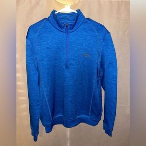Calloway Pullover 1/4 zip,  Bright Blue - Men's Large
